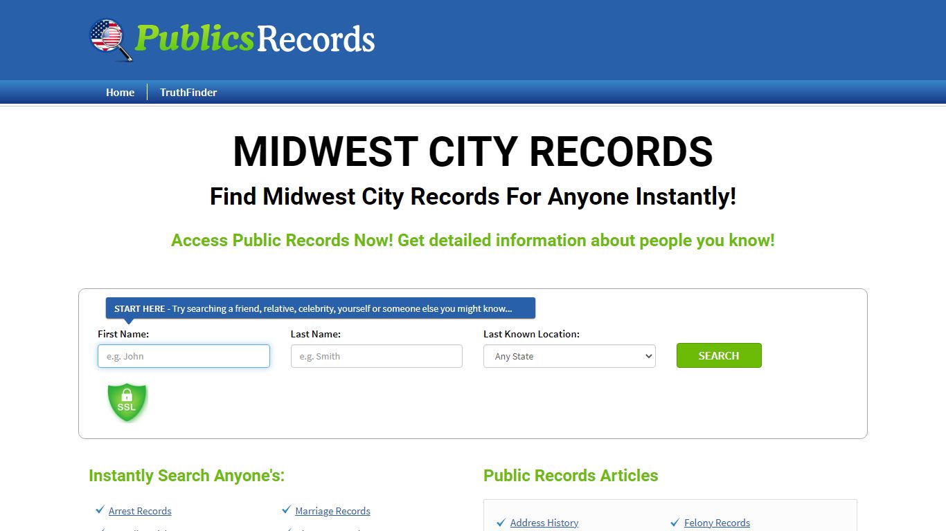 Find Midwest City Records For Anyone